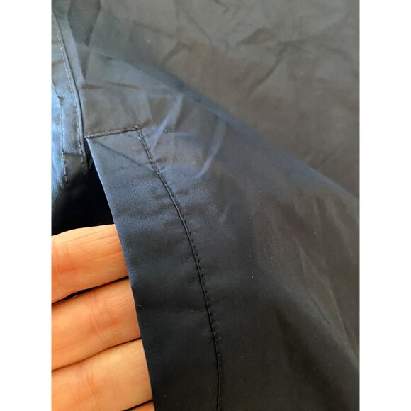 Adidas Notre Dame Windbreaker Jacket Navy Blue Quarter Zip Size XL - Picture 10 of 11